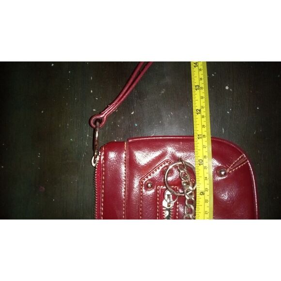 Limited Edition Burgundy clutch wristlet - Picture 5 of 8